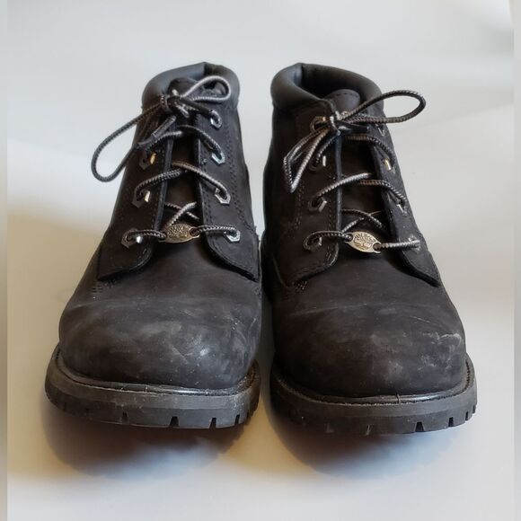 Timberland Women's Nellie Chukka in Black Nubuck Size 10 M - Picture 2 of 10